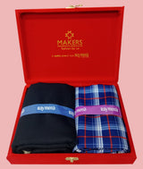 Raymond Unstitched Viscose Rayon Shirt & Trouser Fabric Checkered