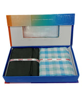 Raymond Unstitched Cotton Blend Shirt & Trouser Fabric.