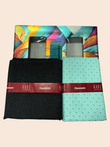 Siyaram"s Cotton Blend Printed Shirt & Trouser Fabric