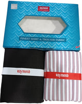 Raymond Unstitched Cotton Checkered Shirt & Trouser Fabric