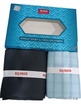 Raymond Unstitched Cotton Checkered Shirt & Trouser Fabric