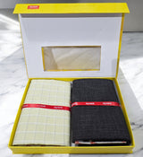 Raymond Unstitched Cotton Checkered Shirt & Trouser Fabric