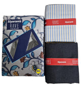 Siyaram's Striped Shirt & Trouser Combo Fabric