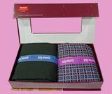 Raymond Unstitched Viscose Rayon Shirt & Trouser Fabric Checkered