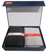 Raymond Unstitched Cotton Checkered Shirt & Trouser Fabric.