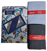 Siyaram's Striped Shirt & Trouser Combo Fabric