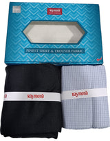 Raymond Unstitched Cotton Checkered Shirt & Trouser Fabric