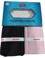 Raymond Unstitched Cotton Checkered Shirt & Trouser Fabric