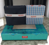 Raymond Unstitched Cotton Checkered Shirt & Trouser Fabric