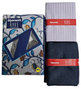 Siyaram's Striped Shirt & Trouser Combo Fabric
