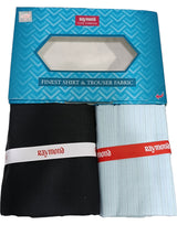 Raymond Unstitched Cotton Checkered Shirt & Trouser Fabric