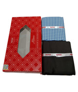 Raymond Unstitched Cotton Blend Shirt & Trouser Fabric.