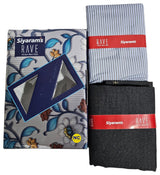 Siyaram's Striped Shirt & Trouser Combo Fabric