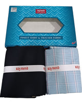 Raymond Unstitched Cotton Checkered Shirt & Trouser Fabric