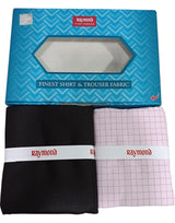Raymond Unstitched Cotton Checkered Shirt & Trouser Fabric