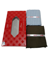 Raymond Unstitched Cotton Blend Shirt & Trouser Fabric.