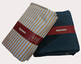 SIYARAM'S CHECKS PRINT SHIRT AND PANT FABRIC COMBO