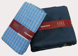 SIYARAM'S CHECKS PRINT SHIRT AND PANT FABRIC COMBO