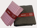 SIYARAM'S CHECKS PRINT SHIRT AND PANT FABRIC COMBO