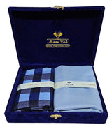 Manfabs Unstitched Cotton Checkered Shirt & Trouser Fabric