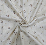 Latest Design Manfabs Unstitched Cotton Blend Printed Shirt Fabric