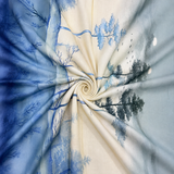 Linen Club European Linen Small Print Shirting Fabric 1.60 Meter