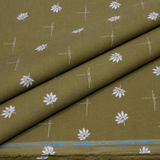 Linen Club European Linen Flower Print Shirting Fabric 1.60 Meter – Linen Club