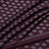 Giza Cotton Satin Printed Shirting Fabric 1.60 Meter – Mans Fab