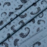 Giza Cotton Satin Printed Shirting Fabric 1.60 Meter – Mans Fab
