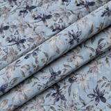Linen Club European Linen Printed Shirting Fabric 1.60 Meter