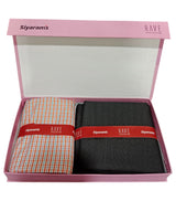 Siyaram's Unstitched Cotton Checks Shirt & Trouser Fabric.