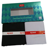 Raymond Unstitched Cotton Checkered Shirt & Trouser Fabric.