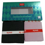 Raymond Unstitched Cotton Checkered Shirt & Trouser Fabric.