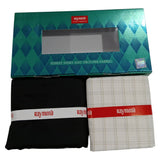 Raymond Unstitched Cotton Checkered Shirt & Trouser Fabric.