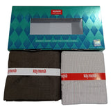Raymond Unstitched Cotton Checkered Shirt & Trouser Fabric.