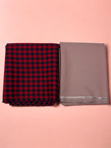 Raymond Polycotton Self Design Shirt & Trouser Fabric