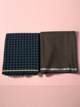 Raymond Polycotton Self Design Shirt & Trouser Fabric