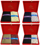 Raymond Cotton Blend Printed Shirt & Trouser Fabric Velvet Combo-(4)