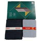 Raymond Unstitched Cotton Blend Shirt & Trouser Fabric.