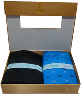 Fetiya Trendz Cotton Blend Printed Shirt & Trouser Fabric