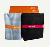 Raymond Cotton Blend Solid, Checkered Shirt & Trouser Fabric