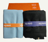 Raymond Cotton Blend Solid, Checkered Shirt & Trouser Fabric