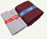 Raymond Cotton Blend Solid, Checkered Shirt & Trouser Fabric