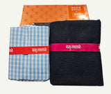 Raymond Cotton Blend Solid, Checkered Shirt & Trouser Fabric