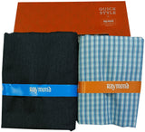 Raymond Cotton Blend Solid, Checkered Shirt & Trouser Fabric
