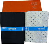 Raymond Cotton Blend Solid, Checkered Shirt & Trouser Fabric