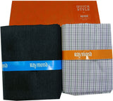 Raymond Cotton Blend Solid, Checkered Shirt & Trouser Fabric