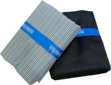 Raymond Cotton Blend Solid, Checkered Shirt & Trouser Fabric