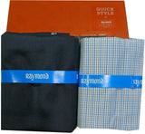 Raymond Cotton Blend Solid, Checkered Shirt & Trouser Fabric