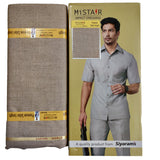 Siyaram's Unstitched Brocade Safari Fabric Solid